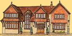 Tudor Place in Wokingham, Berkshire, Central England